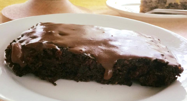 Esther's zucchini brownies