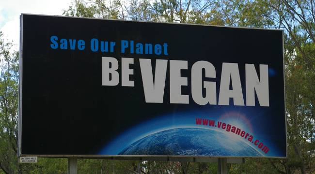 Toowoomba takes vegan message to roadside