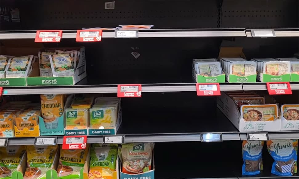 Declining vegan access at Woolworths: their response